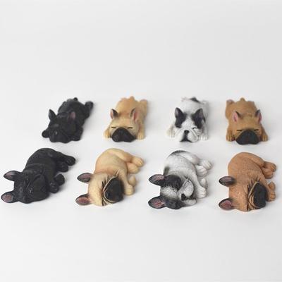 Niedliche Welpen Kreativer Weg zum Kämpfen gegen das Schlafen Design Harz Heimdeko Kühlschrankmagnet Kühlschrankdekoration Geschenk für die Küche