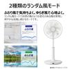 Toshiba Living Room Fan DC Motor LCD Remote Control Energy Saving 4 Wind Speeds Timer Child Lock Function TF-30DL28 On/Off