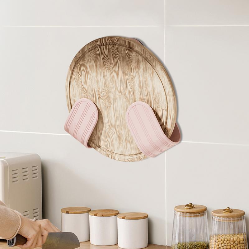 Pot Lid Organizer Adjustable Wall Mounted Pot Lid Holder Multifunctional Kitchen Gadget Rotatable Pan Cover Organizer For