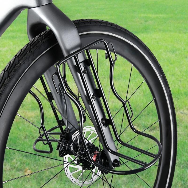 Mountain Bikes Pannier Rack Cycling Equipment Stand Footstock Bicycles Front Rack, Bike Luggage Tourings Carriers Rack
