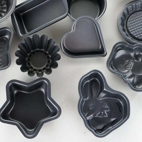 Bakplåt Djurform Non-stick Kolstål Mode Bakverk Kakform för Restaurang