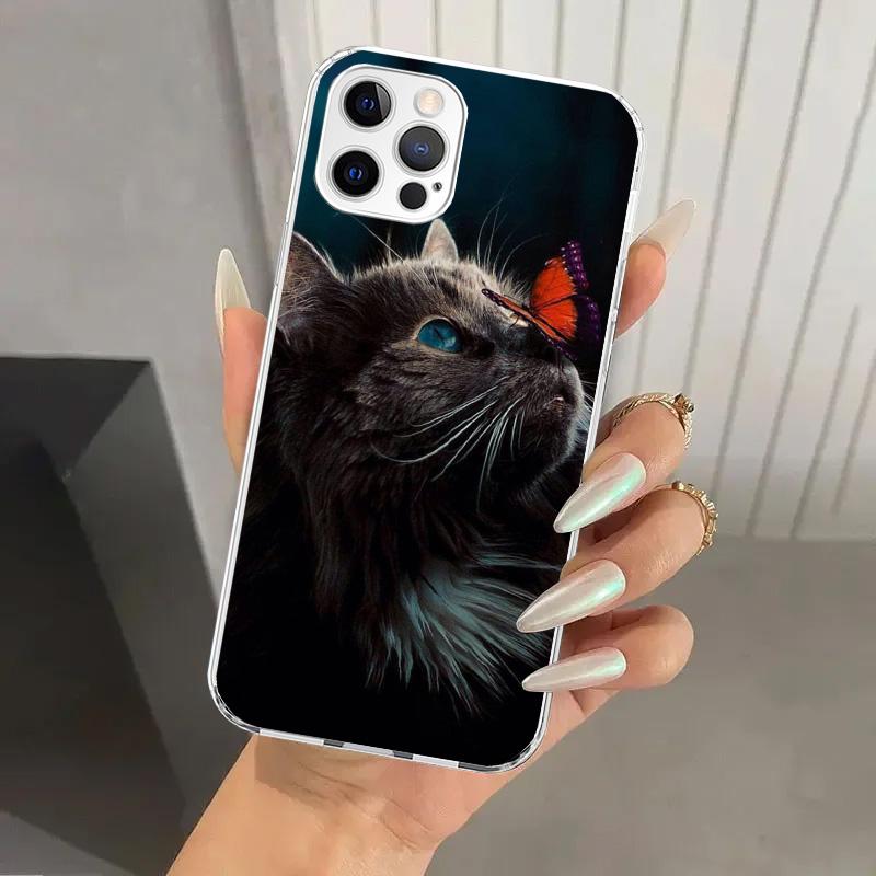 Cool Animal Big Cat Tiger Phone Case for Iphone 17 Air 16 15 Plus 14 13 Mini 12 11 Pro Max 16E 7 8 SE 2020 Soft Funda Print Shel