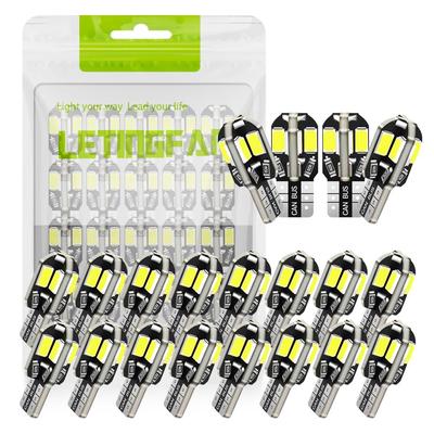 T10 LED Standlicht, T10 LED, Explosives Licht, Integrierter Canbus-Decoder, 5730 LED-Chips, 8