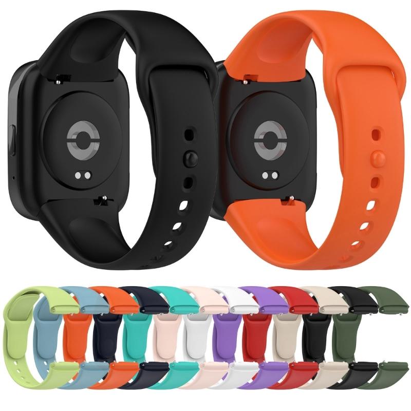 Watch Bands For Redmi Watch3 Lite Active Women Men Girls Soft Silicone Wristbands Replacement Strap