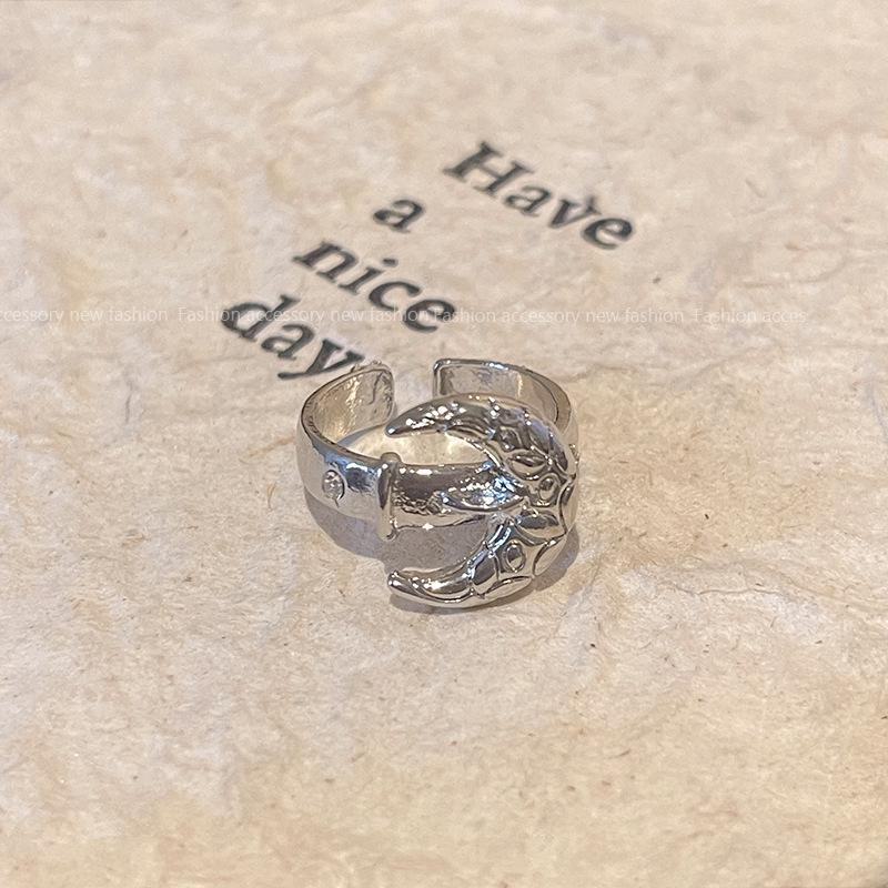 Elegant Niche Micro-Inlaid Zircon Butterfly Ring – Women's Trendy Open Design Index Finger Accessory