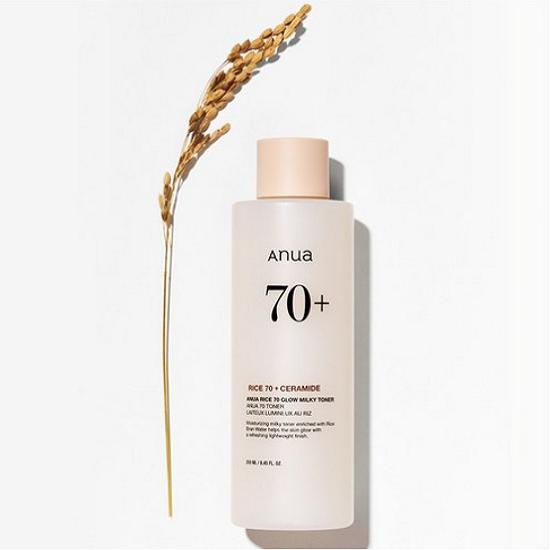 Anua Rice 70 Glow Milky Toner, 250ml, 1 Unit