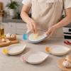 Non-Slip Hand Garlic Ginger Masher Ceramic Seasoning Dipping Dish  Kitchen Gadget