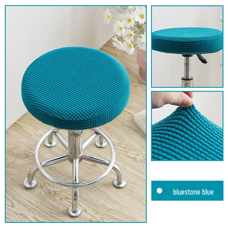 Universal Dustproof Swivel Stool Cover - Fleece Wrap for Bar and Beauty Salon Stools