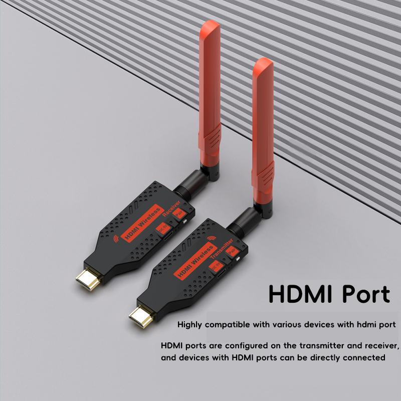 5.8G 1080P 150M Wireless HDMI-Compatible Video Audio Transmitter Receiver Extender Adapter Dongle For TV Monitor Projector PC