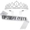 Birthday Girl Queen Crown Headband
