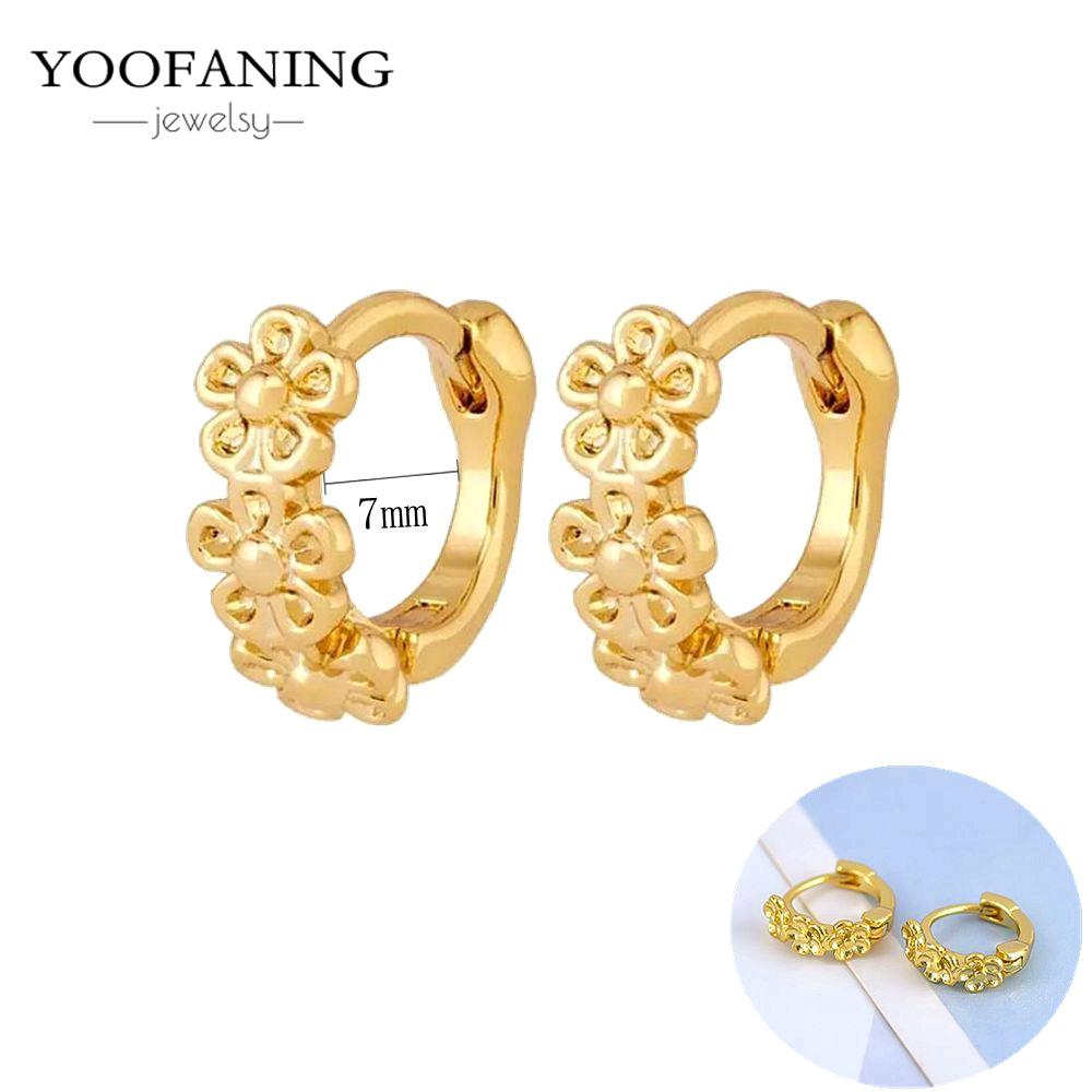 925 Silver Ear Needle Fashion Light Luxury Gold hoop earrings Classic Retro Collection earrings for women Jewelry Gift