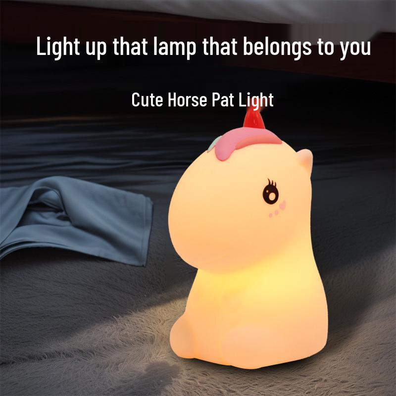 Rabbit Silicone Night Light: Soft, Cute Bedside Companion for a Cozy Atmosphere