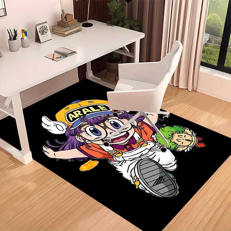 Arale Norimaki Printed Absorbent Washable Carpet, Non-Slip Bathroom Mats, Kitchen Rugs, Yoga Mat,Living Room Entrance, Camping Picnic Rugs