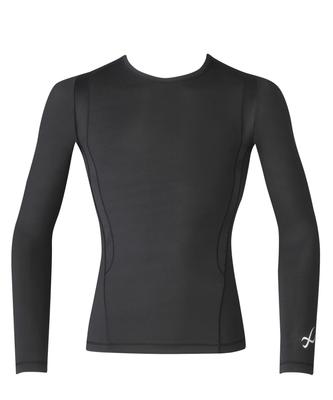 Brew Functional Tops Round Long Makes Shoulders Easier To Ball Marathon JAO010 BL M [CEDA X/Wacoal] [MEN] [JYURYU TOP] Neck, Sleeves, Move, Golf,