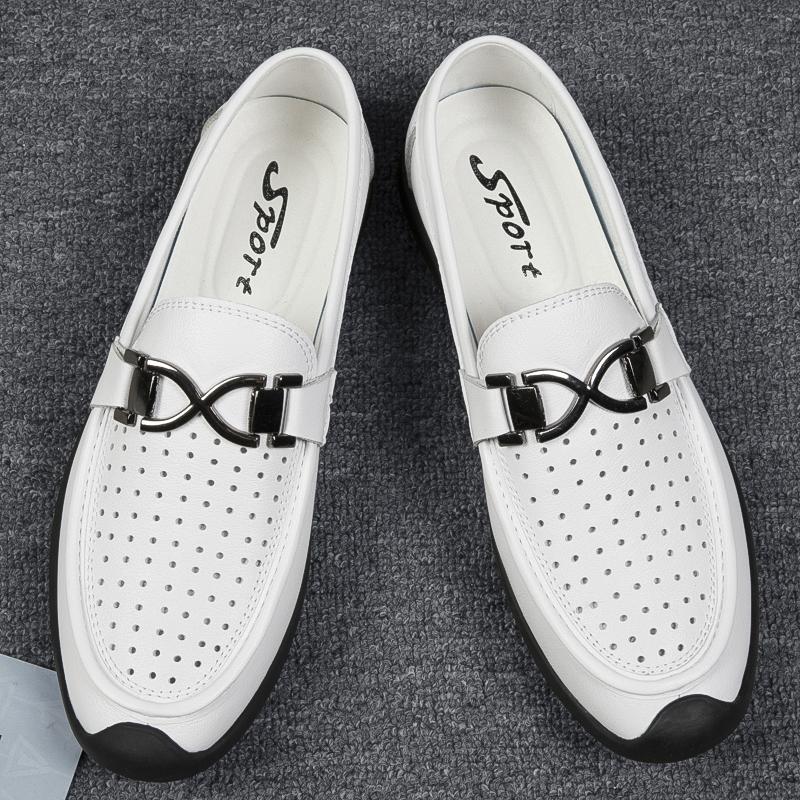 

Повседневная обувь из натуральной кожи для мужчин, роскошный бренд 2024 года, мужские мокасины, дышащие туфли для вождения без застежек, большие размеры 35-47, мягкие 47