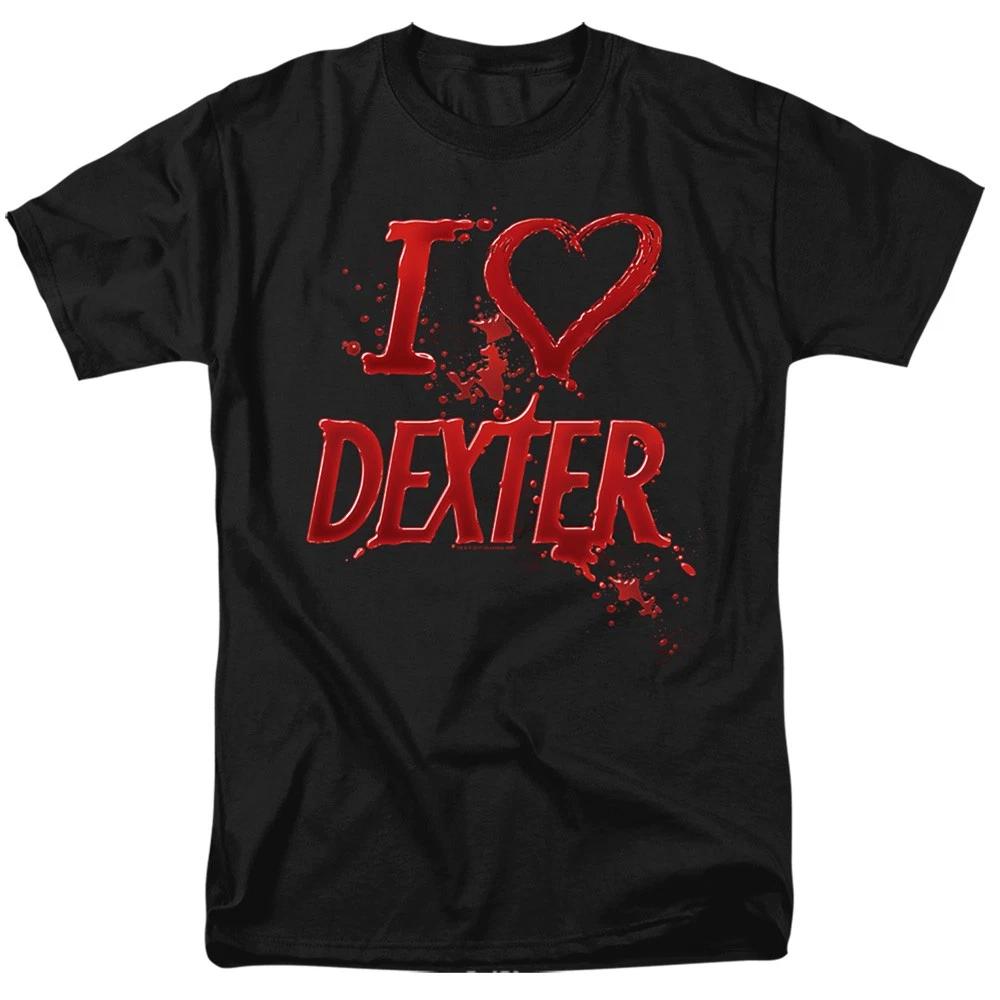 Dexter - I Heart Dexter - Unisex Short Sleeve Children s T-shirt - Black 160