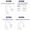 Aeratore Avanzato per Rubinetto Acqua 3 Potenza Doccia LED Rubinetto Luce Risparmio Idrico Colorato Aeratore Accessorio Bagno Decorare