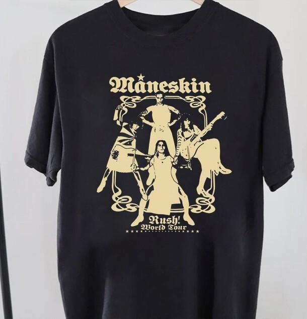 New Rare Maneskin Album Shirt New Popular Unisex S-4XL T-Shirt Unisex T-Shirt XXXL