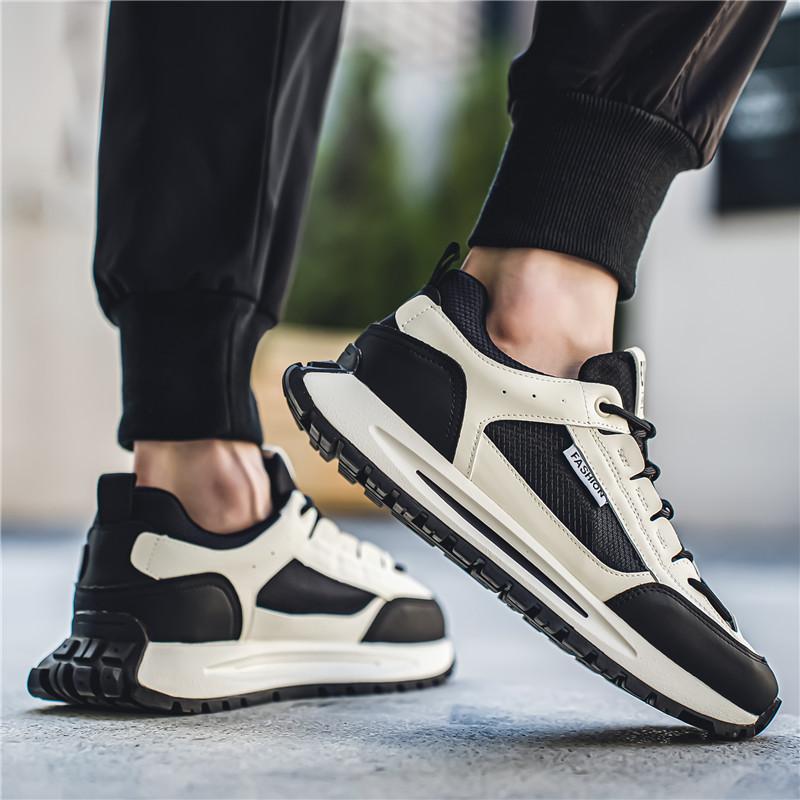 Shoes Men 2024 New Trend Versatile Casual Non-slip Wear-resistant Running Sneakers Thick Sole Heightening Shoes Hombre Tenis