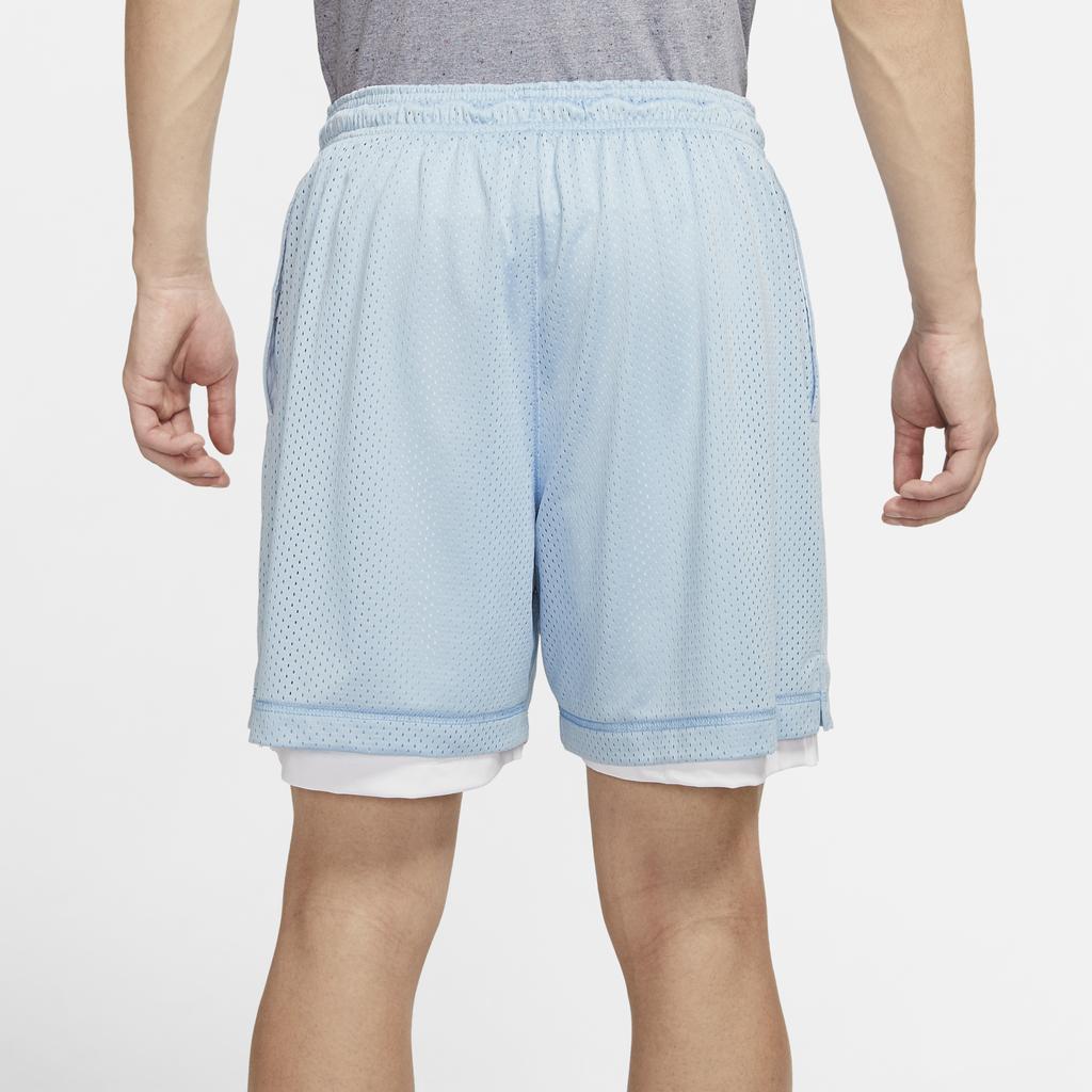 Nike Standard Issue Mesh Quick-Dry Reversible Basketball Shorts Men Bottoms Blue DA3031-440