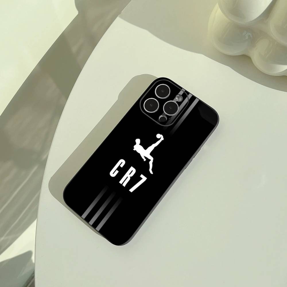 7-No7-C-R-7-Ronaldo Phone Case For iPhone 17,16,15,14,13,12,11 Pro Max,16Plus,XS Lightweight and Practical Soft Black Cover