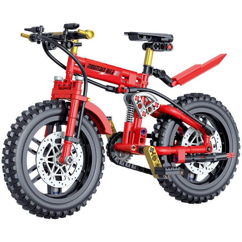 Creative Building Block Toys,Simulation Mountain Bike Model Building Block,Assemble Toy,Ornaments,Home Decor,Gifts For Boys