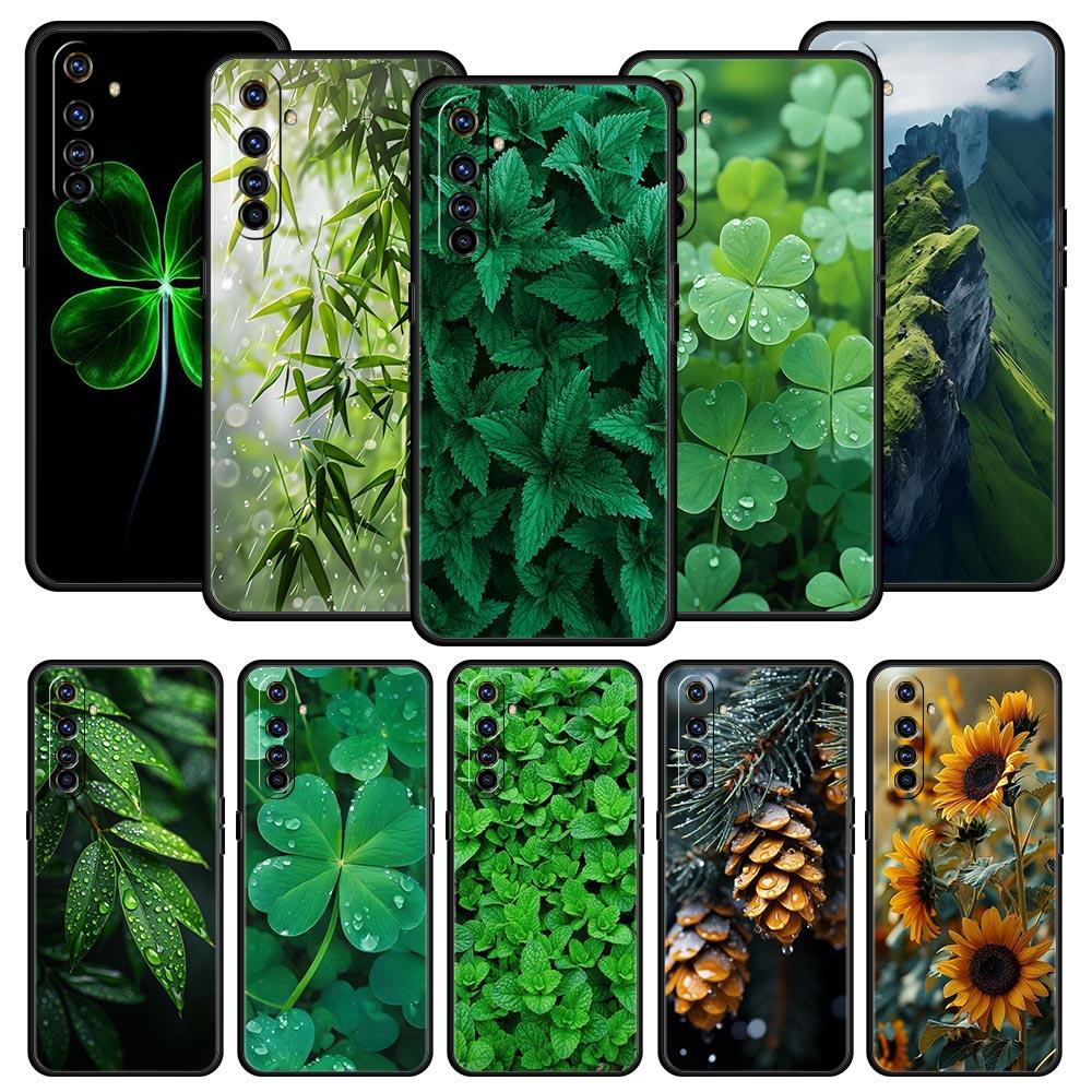 Lucky Grass Phone Case For Realme 12 11 10 9 8 5G 7 6 GT5 GT3 GT2 Pro Plus C21 C11 C25 C35 For Realme GT Neo 2 3 3T Soft 5 Cover