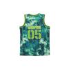 Li Ning Basketball Jersey Men's Green Ice Vein All Over Print AAYQ105-4