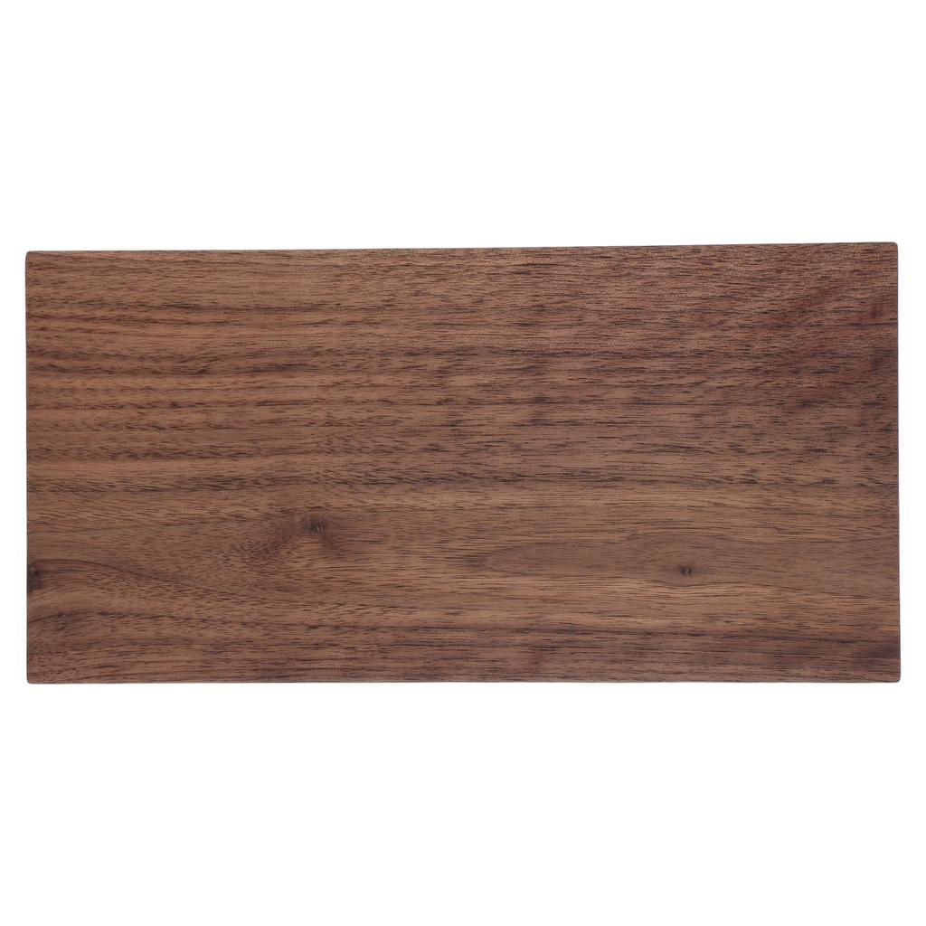 Unfinished Walnut Wood Sheet 11.8x5.9 Inch Natural Wood Grain Board for DIY Craft Projects Sign Making Engraving Plaque Shelf