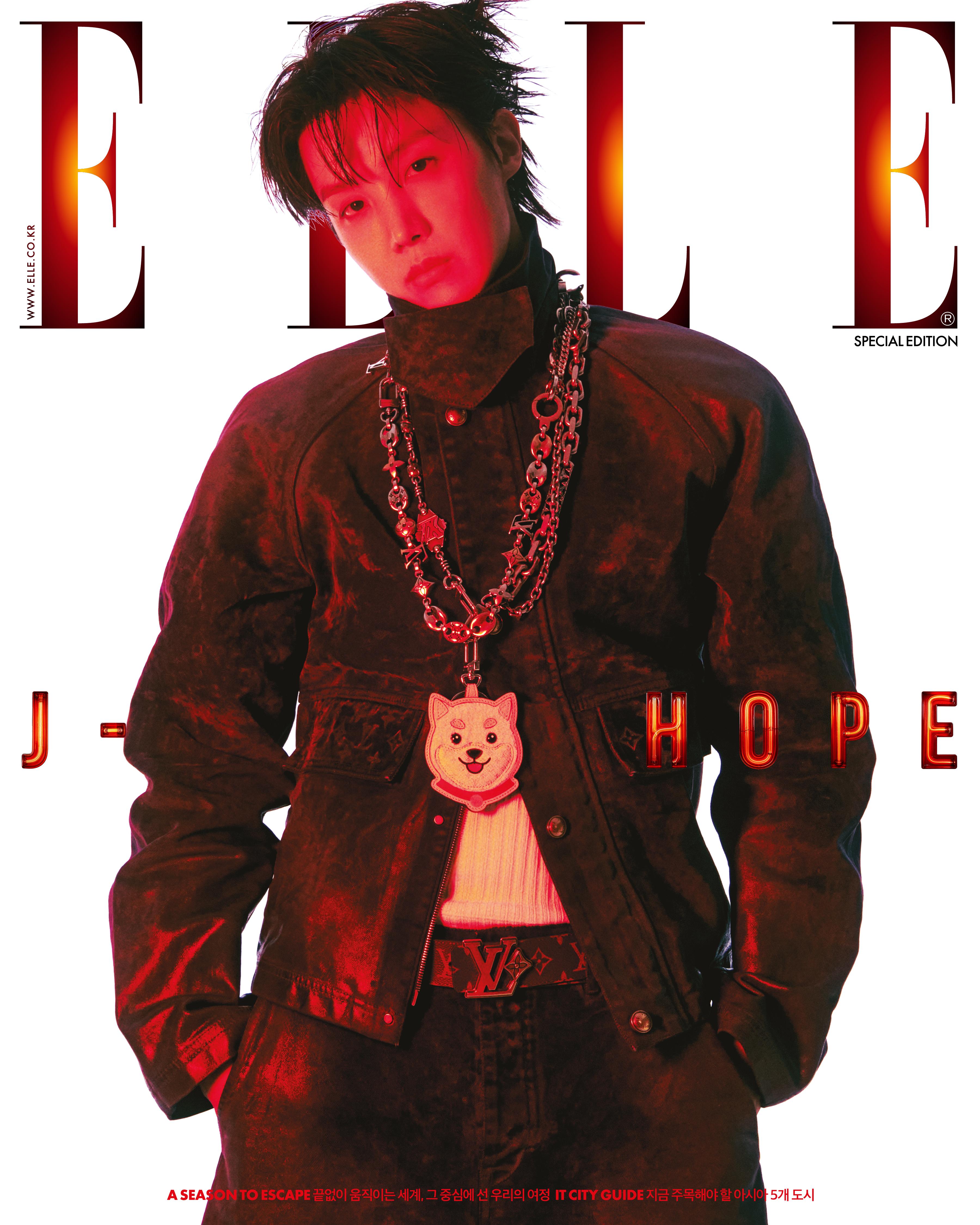 Elle Korea 2025 Декабрьский Специальный выпуск BTS JHOPE, K-POP, K-STAR, K-FASHION Cover C