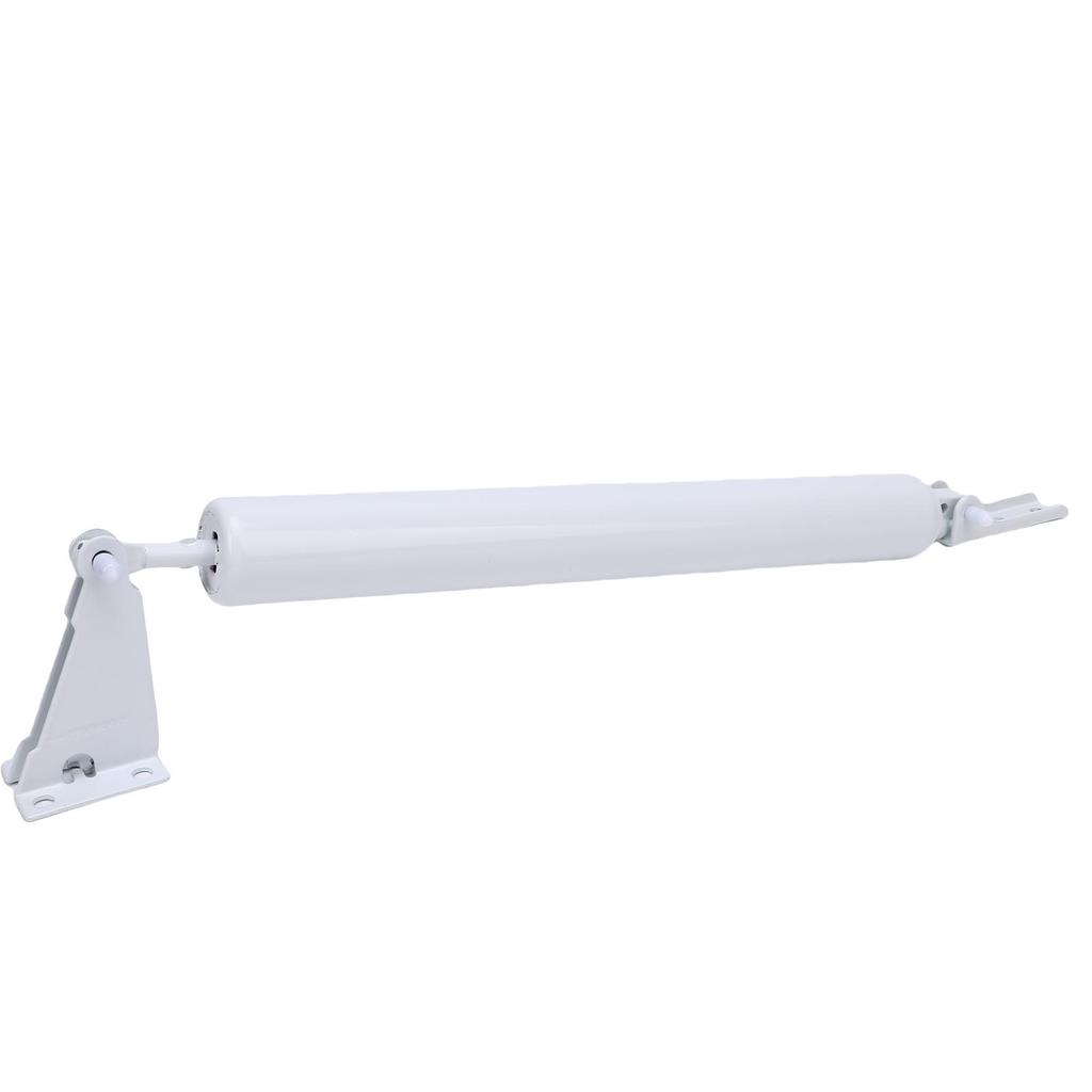 Screen Storm Door Closer White 33CM Quiet Closing Adjustable Cushion Speed Pneumatic Door Closer for Wood Door Metal