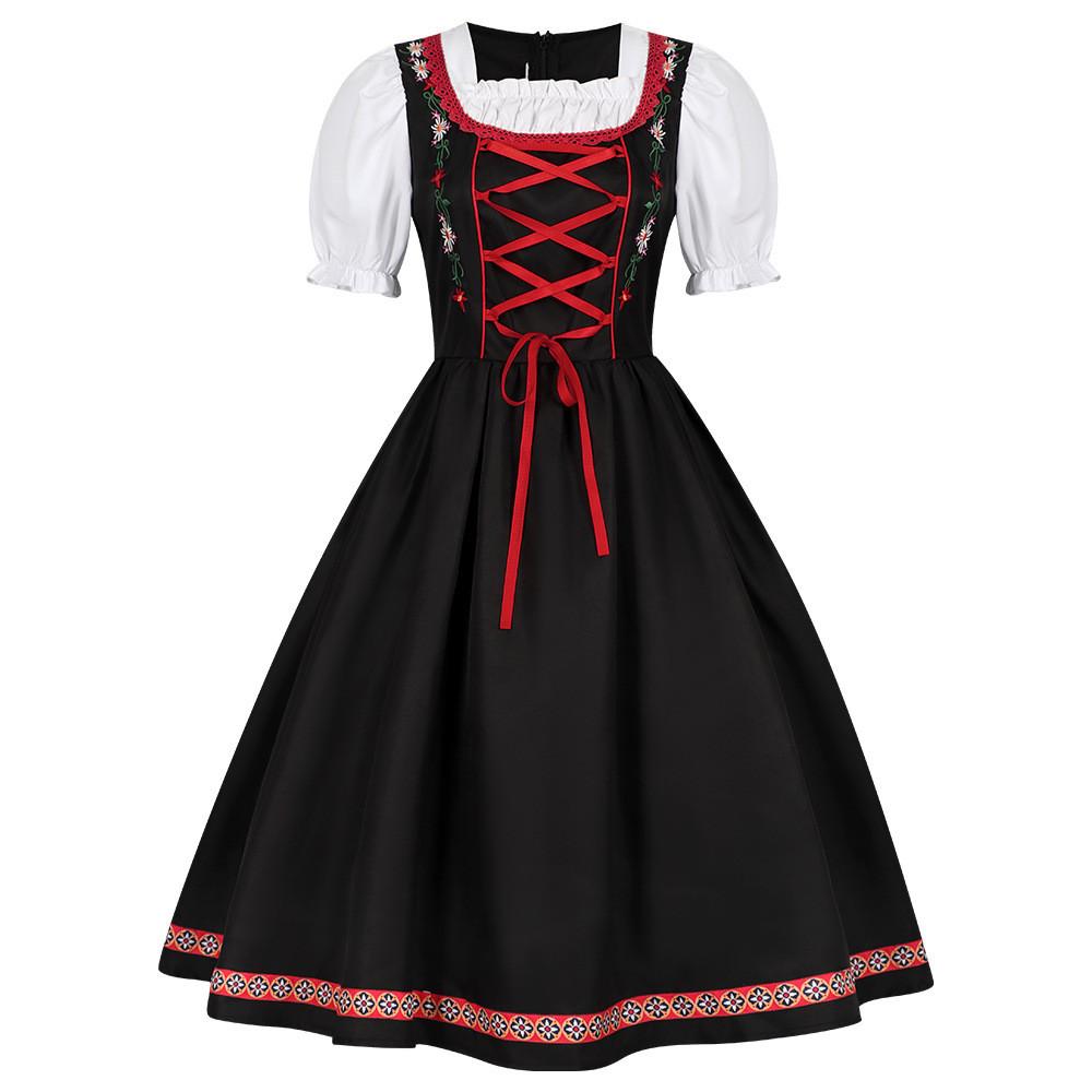 Oktoberfest Cosplay Beer Dress With Polyester Material For Role Play And Parties