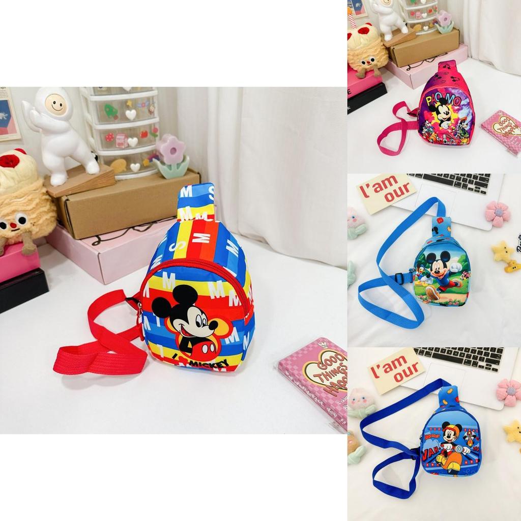 Mickey Donald Duck Cartoon Kids Coin Purse With Polyester Interior For Daily Use