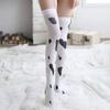 New Women'S Cosplay Stockings Kawaii Cow Spots Printed Thigh High Stockings Cute Lovely Milk Pantyhose