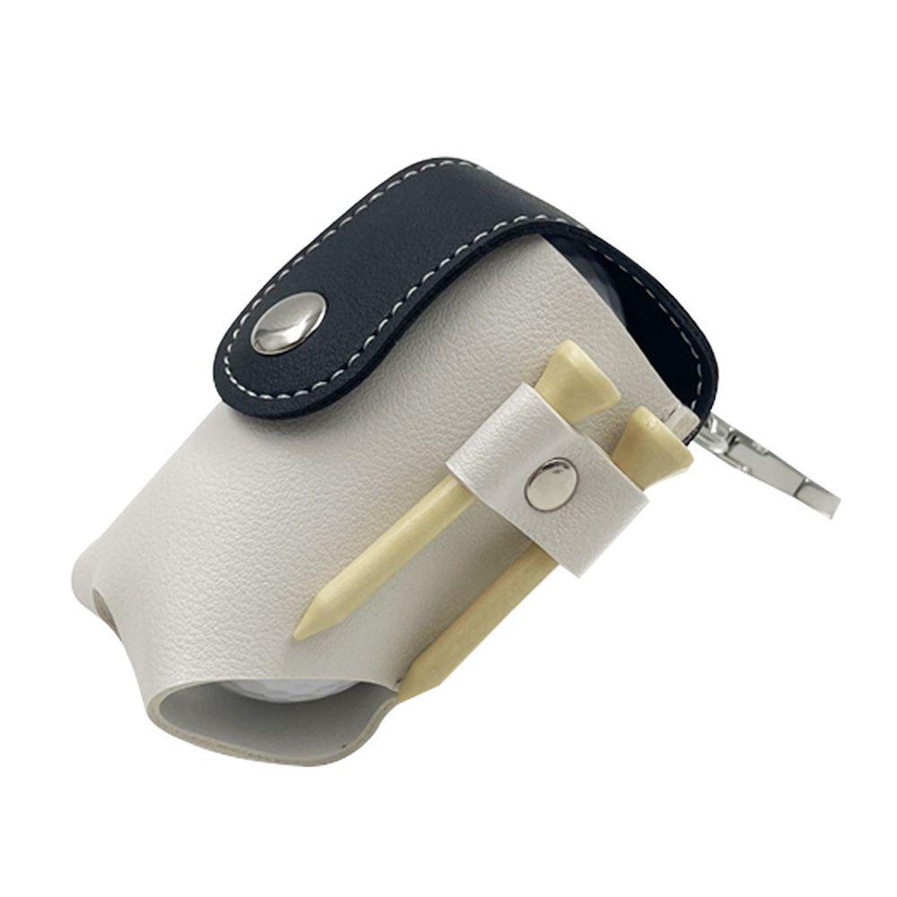 Portable Golf Accessories PU Leather Golf Tees Golf Belt Golf Ball Pouch Golf Mini Bag