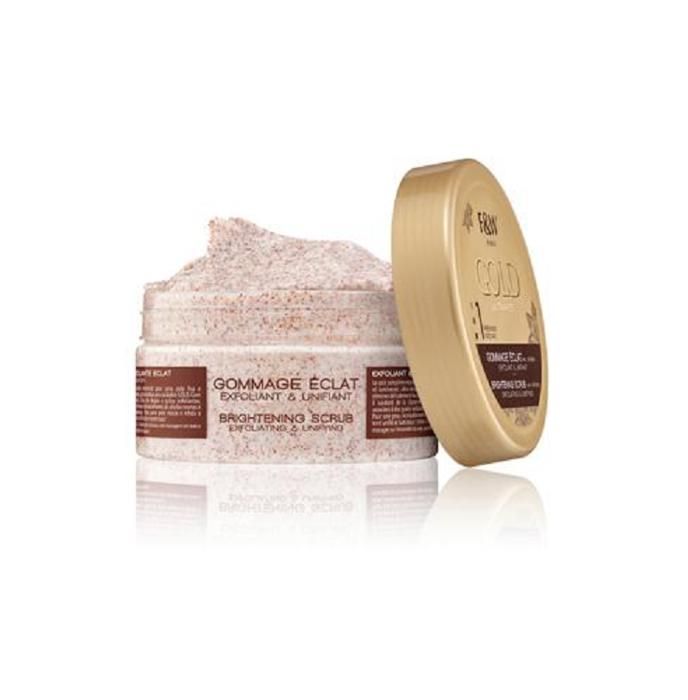 Gommage Eclat - FAIR&amp;WHITE - Gold Ultimate - 250mL - Exfoliant - Unifiant - Huile d'Argan