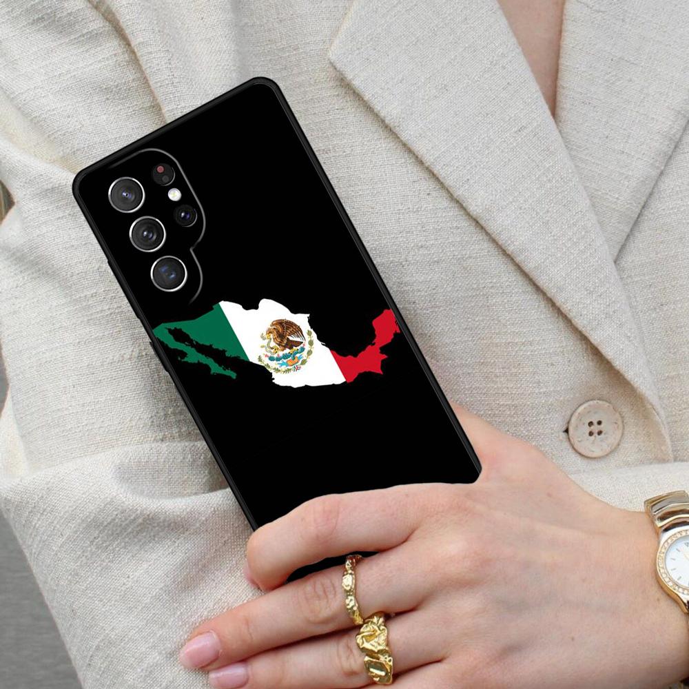 mexico flag mexicanos Cell Phone Case for Samsung Galaxy S26 Ultra S25 S24 S23 S22 S21 S20 Note10 Cover Galaxy S20 5G