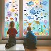Ocean World, Cartoon Stickers, Living Room Bedroom, Children's Room Decoration Stickers, Moisture-proof Wall Stickers, Home Decoration Stickers