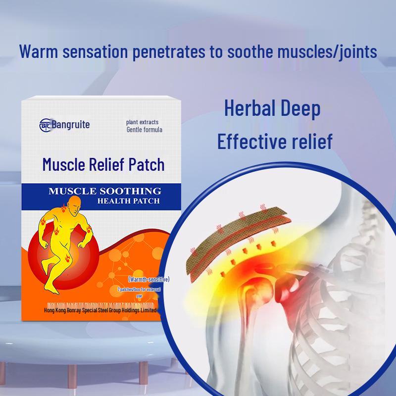 Hong Kong Bonrite Muscle Relief Patch for Shoulder, Neck, Spine, Back, and Knee Soreness