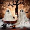 Desktop Halloween Decor Sequin Ghost Halloween Decoration Shiny Sequin Fabric Ghost for Halloween for Bedroom Celebration