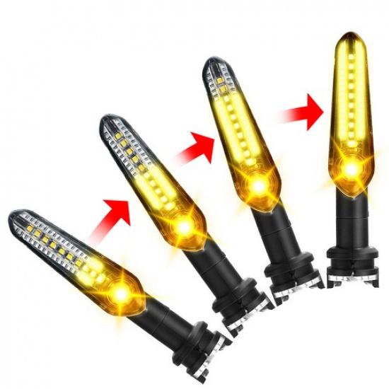 2Pcs LED Sequential Dynamic Turn Signal Light For Yamaha MT-03 MT-07 MT-09 MT-25