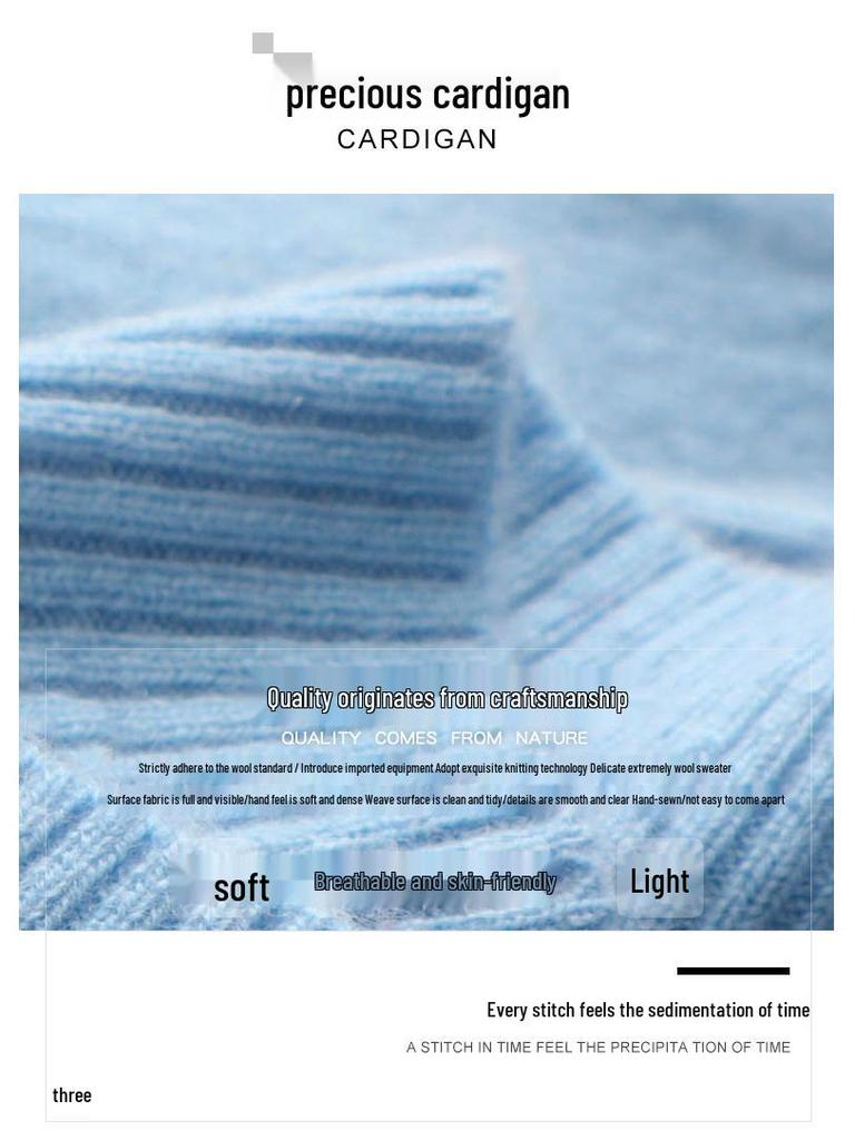 Men's Knitted Pure Wool Polo Shirt - Long-Sleeve Turn-Down Collar for Business Casual Wear