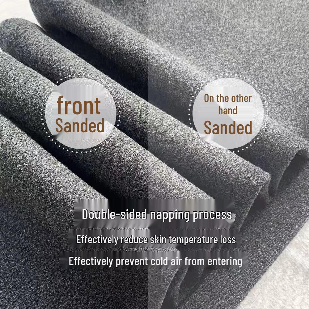 Women's High-Waisted Thermal Slimming Leggings - Double-Sided Brushed, Elastic, Cold-Proof for Autumn & Winter.