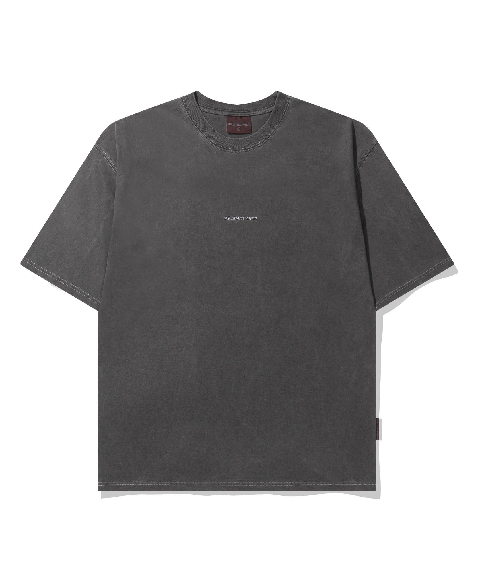 Ps Shopper Pigment Back Cut Short Sleeve [Dark Gray] L