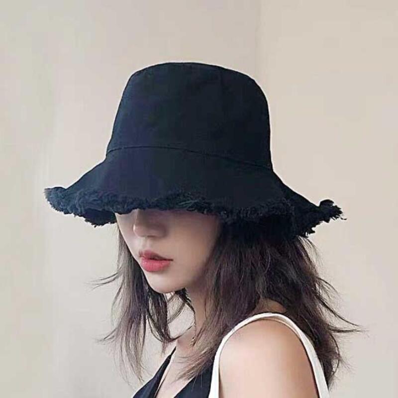 Клеверный панама-ведро Летняя ретро-панама-ведро Женская black