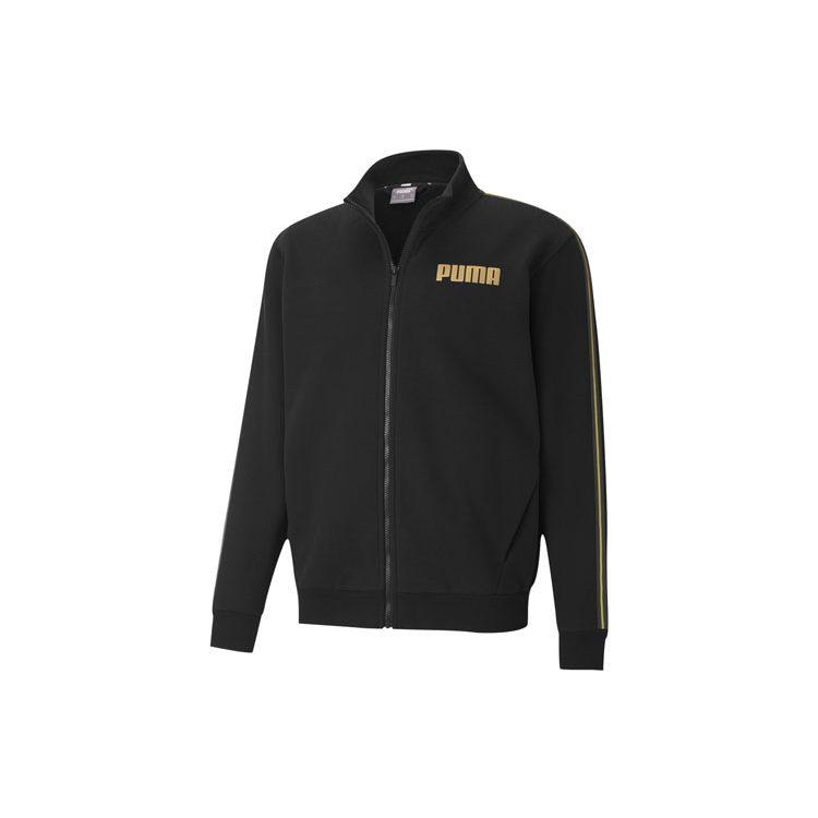 PUMA Jackets Men's Black Stand Collar Moderate Other 587666-01