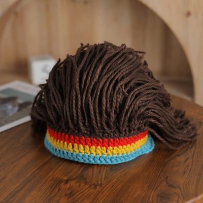 Novinka Rasta Paruková čepice Unisex Hip Hop Cosplay Cosplay Čepice Čepice Jamajka Ručně vyrobená čepice Reggae Dreadlocks Africa Roots Paruka