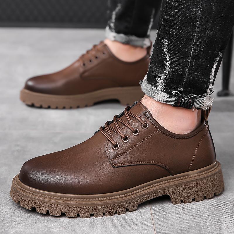 Freizeitschuhe für Herren mit dicker Sohle Retro klassischer Stil Arbeit und Büro DRESS Hochwertige Business-Schuhe Hochzeitsanzug des Bräutigams