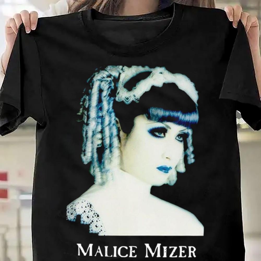 Mana Malice Mizer Band Short Sleeve Cotton Black All Shirt Unisex T-Shirt