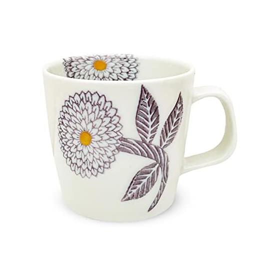 J-kitchens Isaoyama Kiln Hasami Ware Made in Japan Mug 270ml Dahlia Purple